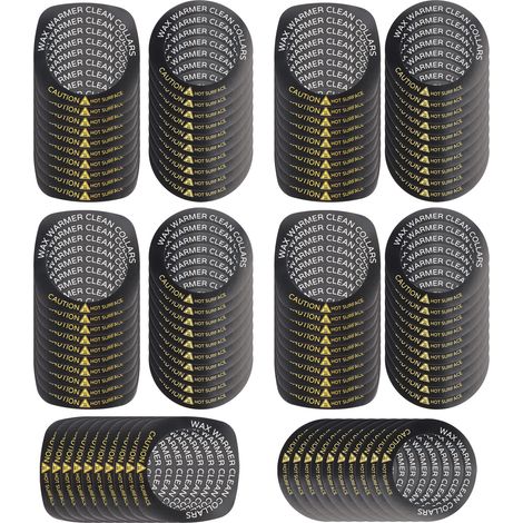 Anneaux de protection pour cireuse, papier de nettoyage pour chauffe-cire, accessoires chauffants (50 ronds, 50 carrés) (1/5)
