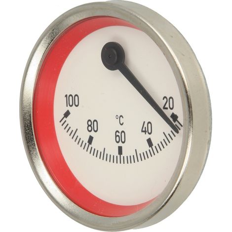 Thermomètre de contact excentrique rouge