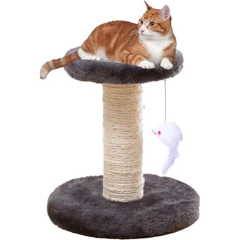 Kletterbaum-Kratzbaum für Katzen, Kratzbaum mit Plüschplattform, Kratzbaum, Kratzbaum für Katzen