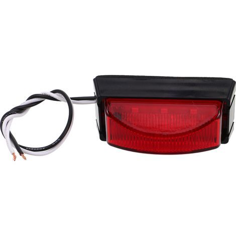 2Pièces Arrière LED Rouge ABS Pour Remorque Polyvalent (1/2)