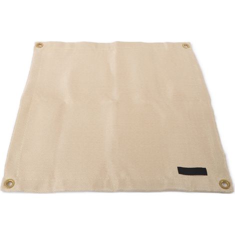 Tapis de protection pour foyer résistant aux hautes températures, coussin ignifuge pour pique-nique et barbecue en extérieur (1/5)
