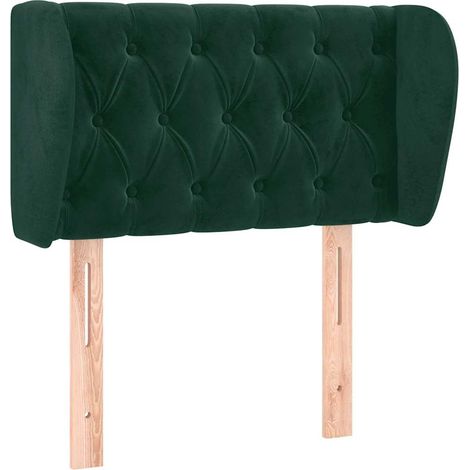 Maison Exclusive - Cabecero de terciopelo verde oscuro 83x23x78/8 (1/5)