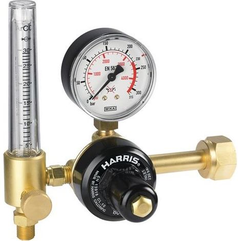 HARRIS Flaschendruckminderer 801 Argon/CO₂ 200bar Flowmeter 30l/min (1/3)