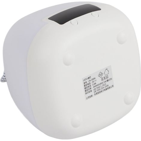 Lampe de chevet LED rechargeable pour enfants avec télécommande, 3 couleurs et horloge, 4W