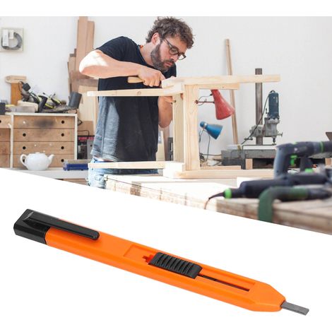 Druckbleistift für die Holzbearbeitung, automatischer Bleistift für die Holzbearbeitung, Bleistift für Architektur, praktisches Markierungswerkzeug geeignet für Zeichner, Schreiner und Architekten. (1/5)