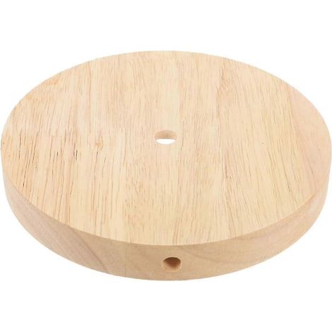 Petit pied de lampe en bois, support de lampe rond, lampe de bureau, support de lampe vase, pied de lampe en bois à monter soi-même (1/5)