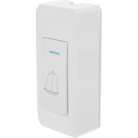 Interrupteur Sonnette Filaire En Saillie Bouton Poussoir Pour Carillon De Porte Intérieur Interrupteur D'Éclairage D'Armoire Montage Mural Pour Maison Et Bureau 9.00 X 4.00 X 3.00 Cm (1/5)