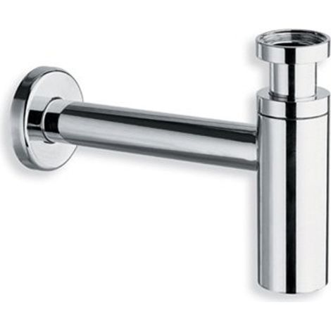 Raminex Round gobelet siphon design 1 1/4 x32mm aspect acier inoxydable (1/3)