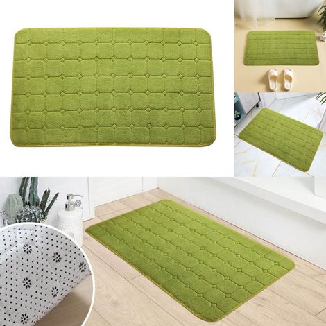 Tapis de bienvenue WinysinCarpet, tapis de salon, tapis d'entrée, tapis de salle de bain, produits en mousse à mémoire de forme, 80 x 50 cm (1/5)