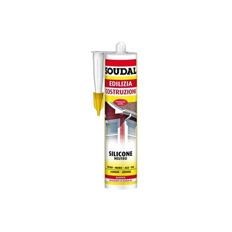 SILICONI SOUDAL EDILIZIA BIANCO 300 ML.