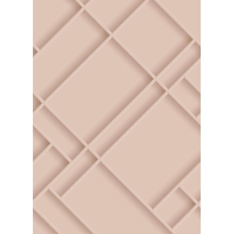 papier peint panoramique panneaux de bois vieux rose - Origin Wallcoverings (1/5)
