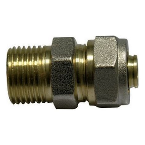 RACCORDO DIRITTO MASCHIO DFX Diam. 1/2 x 20 -CONF