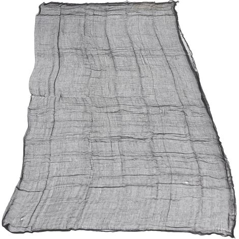 2.5m Tissu Voile Noir Halloween Effrayant en Polyester Déco Murale Squelette Maison Hantée Fête Sinistre (1/5)