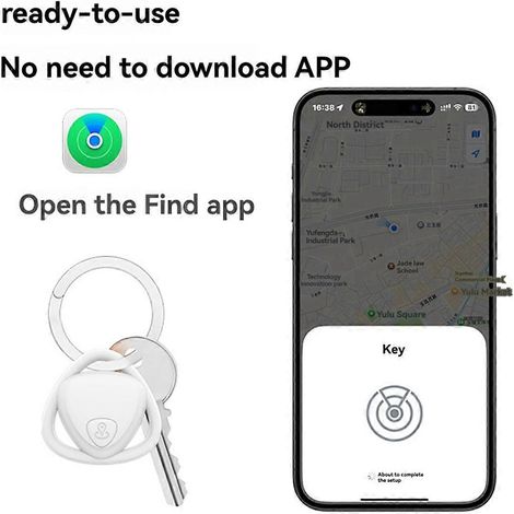 Traceur GPS Bluetooth intelligent compatible avec Find My Smart Tag A (1/5)