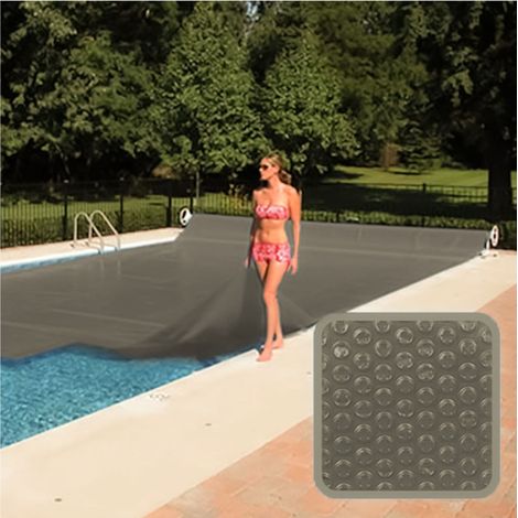 Linxor – Bâche à bulles 6 m x 3 m pour piscine rectangulaire – 300 microns – Absorption chaleur – Réduction évaporation 90% – Anti-UV (1/5)
