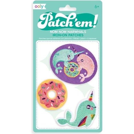 Patch Em - Trasferibili termoadesivi - Narvali