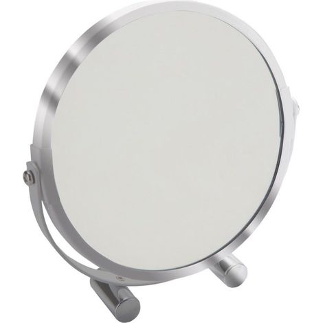 Espejo De Maquillaje De Aumento De Resina Cromada
