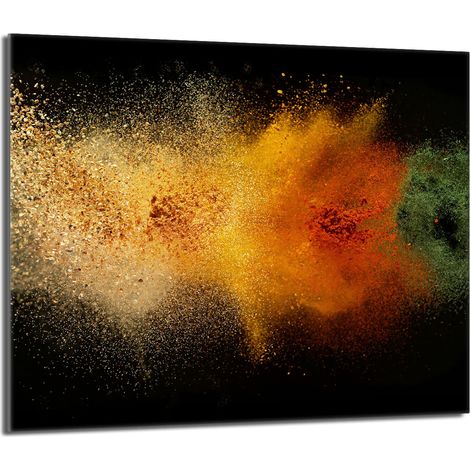 Glasschutzplatte für den Herd 60x52 Gewürze
