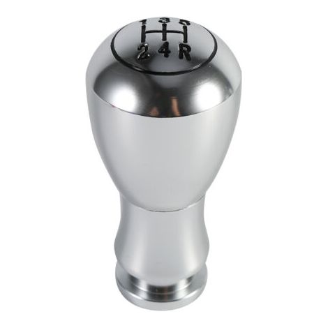 Eosnow Universel 5 vitesses voiture Auto manuel/automatique intérieur levier de vitesse manette de vitesse levier bouton argent (1/5)