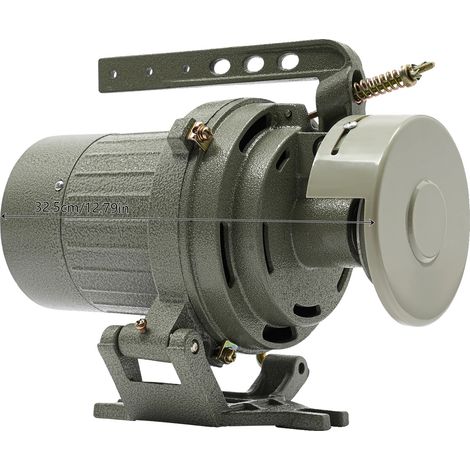 Motor con embrague, 400 W de potencia, 220 V de voltaje, 2850 RPM, modelo DOL12H, tamaño 32,52028 cm (1/5)