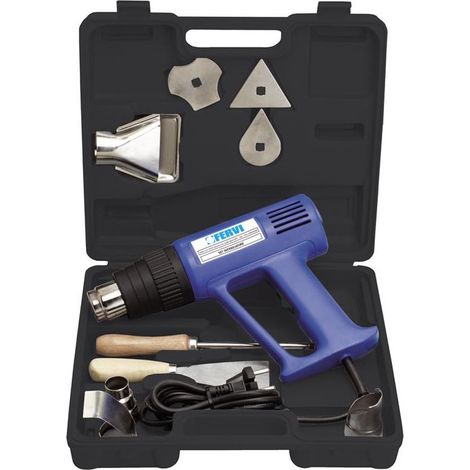 Pistolet thermique set decapant avec accessoires 0694