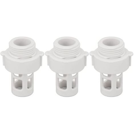Connecteur de bouchon de vidange de tuyau de piscine, adaptateur de tuyau de piscine, bouchon de Drainage d'eau pour piscines rondes Intex 10184, filetage de 25mm, 3 pièces (1/5)