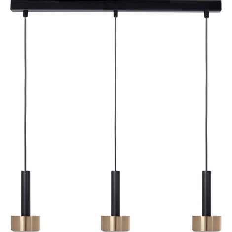 Lampada a sospensione STAMP nera oro 3xGX53 Sigma Lighting (1/3)