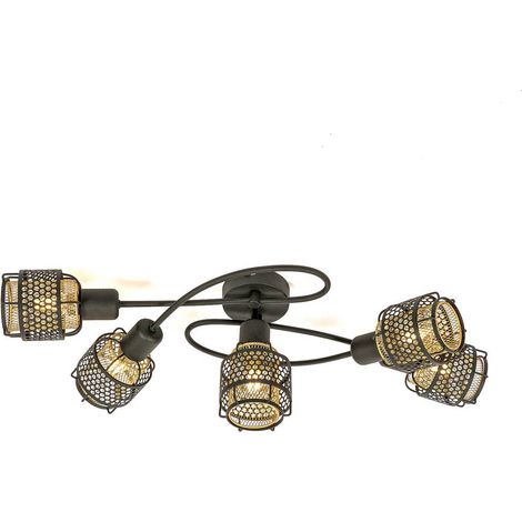 Deckenlampe "Eudoria" aus Metall für Wohnzimmer & Esszimmer von Lindby (1/5)