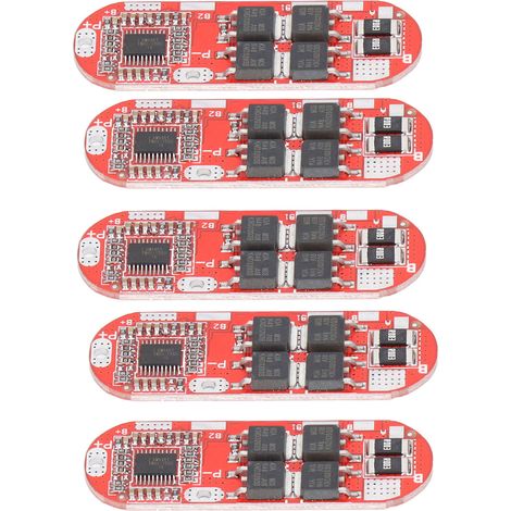 5Pcs Carte de Protection Batterie Lithium 3S pour Charge/Décharge Ternaire 3.7V 20A 1‑5S (1/5)