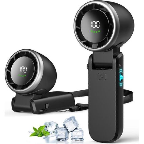 Ventilateur turbo portable, 5000 mAh pour activités extérieures/intérieures, B (1/5)
