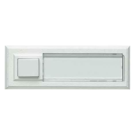 Grothe Klingeltaster AP 1fach 32x90x18mm,ws,bel. ETA 2132A (1/2)
