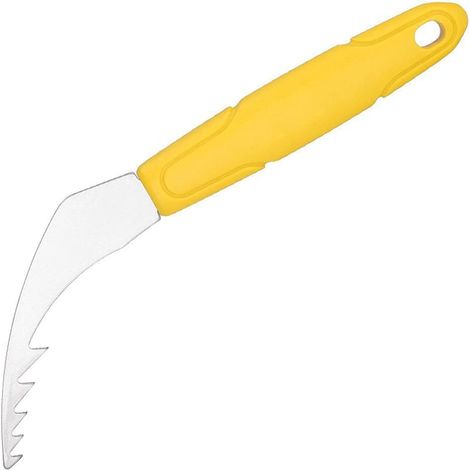 Faucille - Manuelle Wurzelgräber - Für Garten und Landwirtschaft - Edelstahl Klinge - Rutschfester Griff - Länge 20,3 cm - 1 Stück