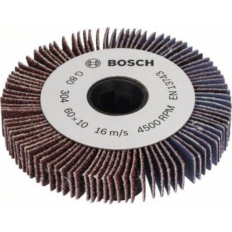 Bosch Rullo a lamelle 10 mm grana 80 marrone
