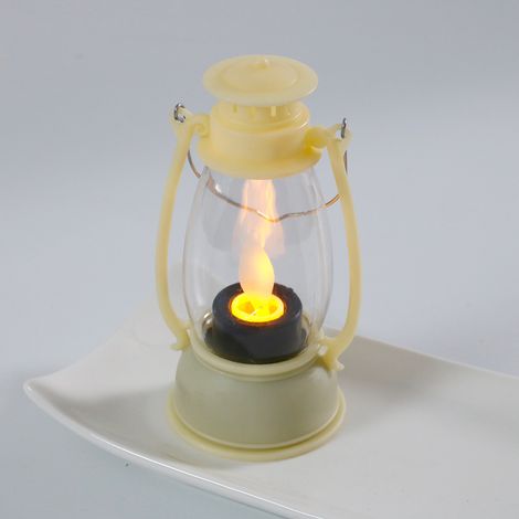 Décorations de Noël, lanternes en forme de poney, guirlandes lumineuses pour fêtes, bougies électroniques LED, lampes à pétro(Y032) (1/5)