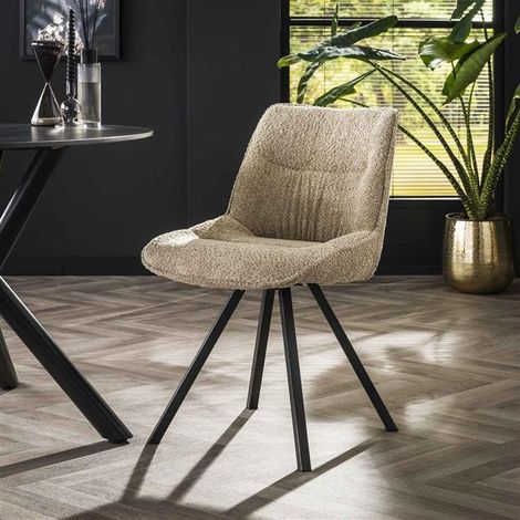 Dining Chair Finesse Boucle Beige (1/3)
