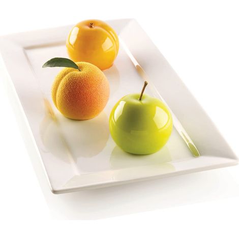 Stampo in silicone per porzioni monodose di frutta, ispirazioni mela silikomart (1/4)