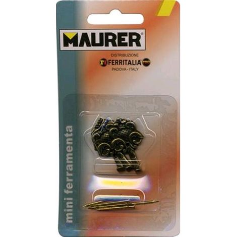 GANCI per QUADRI mod. FIESOLE BRONZO MAURER conf. da 3 pz