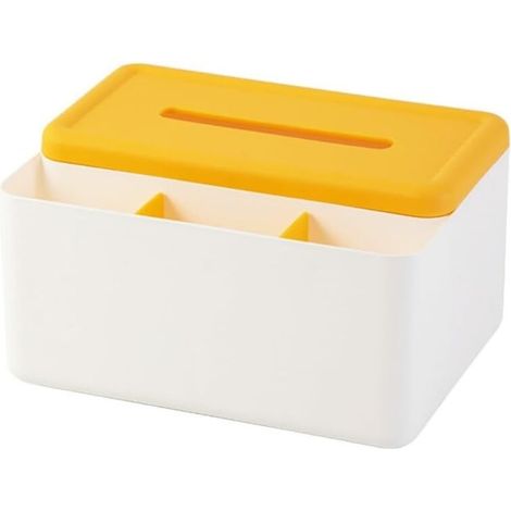 Boîte multifonctionnelle pour mouchoirs, rangement salon, serviette, table basse, télécommande, boîte à mouchoirs, boîte à papier, maison (1/5)