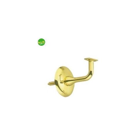 Supporto tondo corrimano Decorlegno acciaio ottone