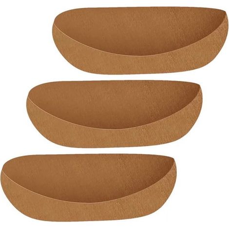 Liner Pour Panier Suspendu - Laine Non Tissée - 24 30 ou 36 Pouces - Pour Jardinières Muralles et Paniers à Plantes - Lot de 3 (1/5)