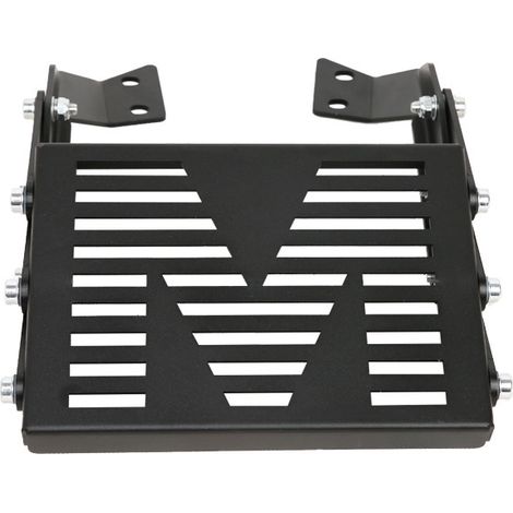 Compatible with the RS150 sliding and mobile rear luggage rack for motorcycles, black telescopic support type M. (1/5)