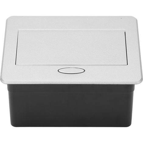 Boîtier de Prise Murale Double Encastrable avec 2 Prises US, 110‑240V pour Bureau et Maison (1/5)