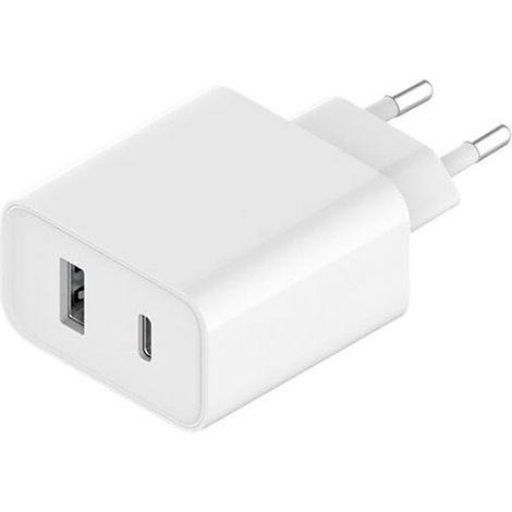 Xiaomi Reiseladegerät Combo USB/USB-C 33W PD Schnellladegerät Weiß (1/5)