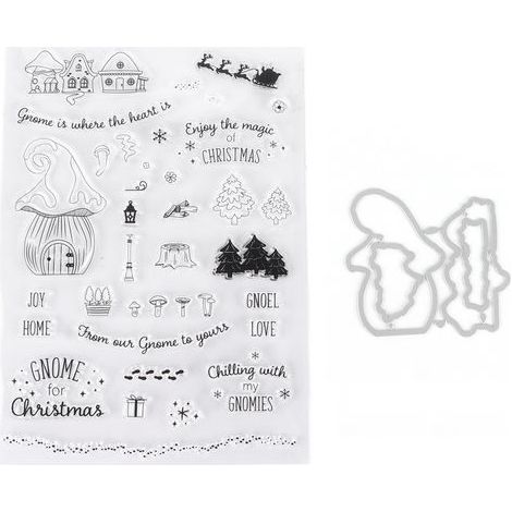 Transparente Silikonstempel für Scrapbooking und handgefertigte Karten (1/5)