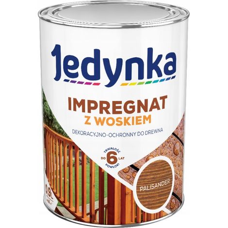 Jedynka Imprägnierung mit Wachs für Holz, DURCHHALTBARE BESCHICHTUNG, Palisander, 0,9 l, 1 Stück. (1/2)