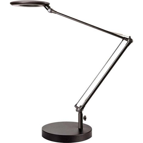 Flexo Led BRESSLO LUPA articulado, negro, Blanco neutro, regulable (1/4)