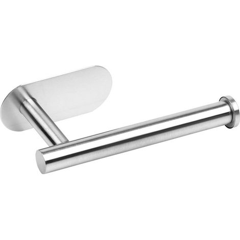 Toilettenpapierhalter aus silbernem Stahl