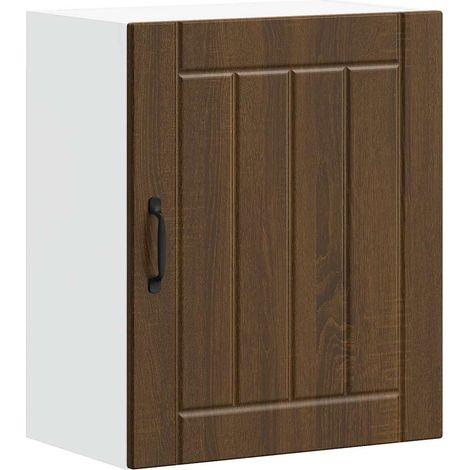 Pensile da Cucina Mobile pensile Lucca Rovere Marrone in Legno Multistrato (1/5)