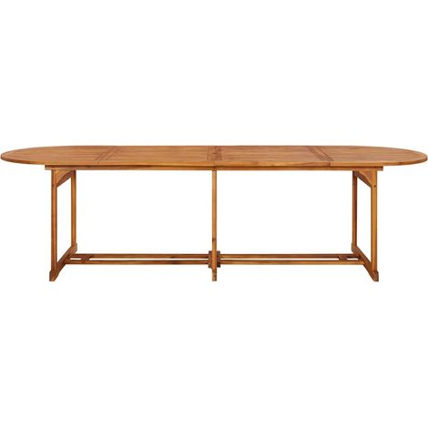 Maison Exclusive - Garten-Esstisch 280x90x75 cm Massivholz Akazie (1/5)