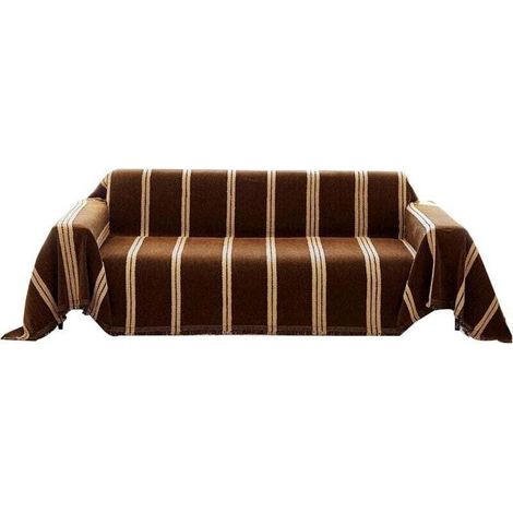 Housse de Canapé Clic Clac Réversible 3 Places 260x180 cm,Couverture en Chenille Épais Anti-déchirure pour Familles (1/4)